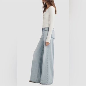 Rag & Bone Sofie High Rise Ultra Wide Leg Jeans